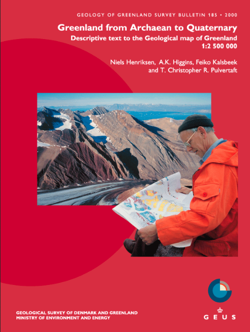 Geology of Greenland Survey Bulletin 185 cover