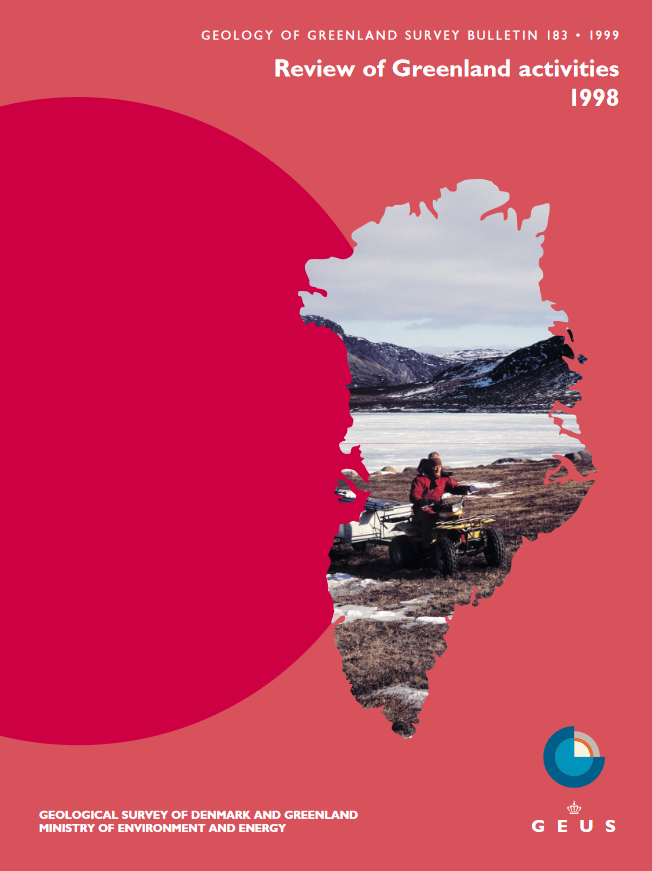 Geology of Greenland Survey Bulletin 183 cover