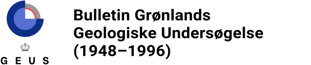 Bulletin Grønlands Geologiske Undersøgelse (1948–1996)