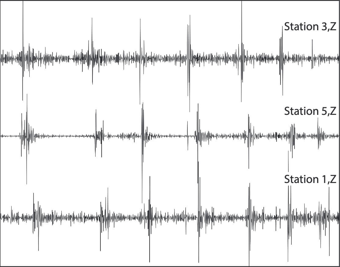 Seismic data.