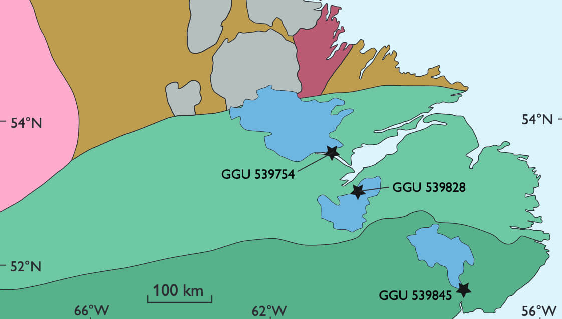 Simple geology of the study area.