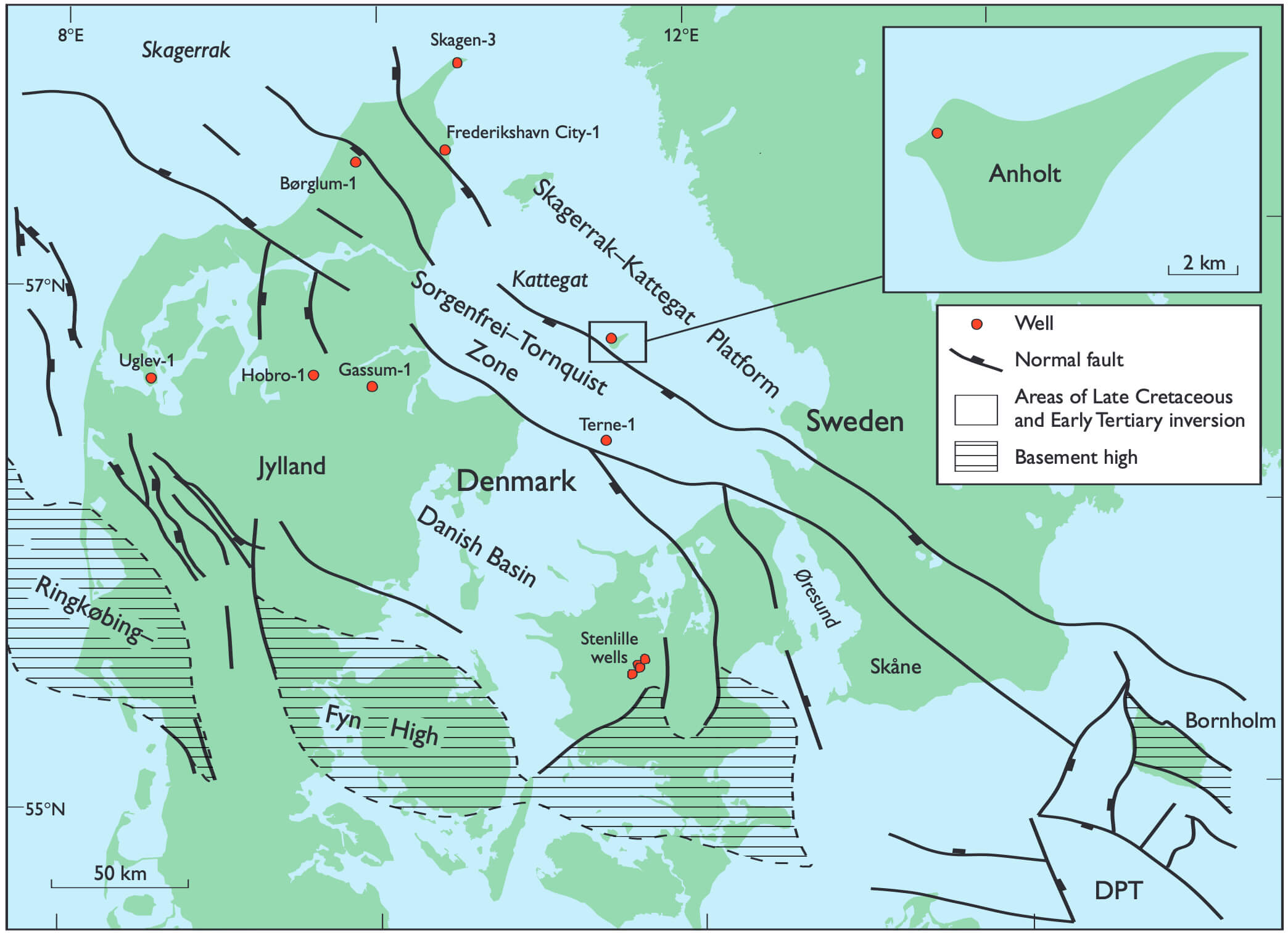 Map view of the study area.