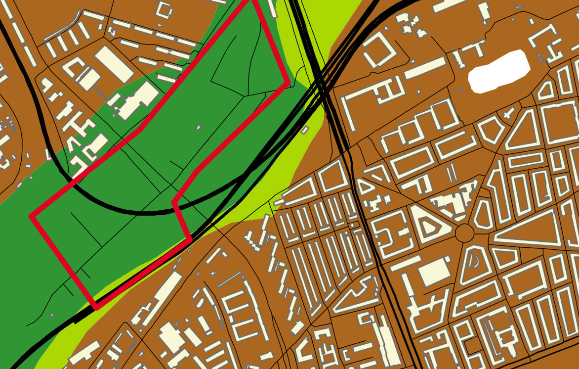 Map of study site.