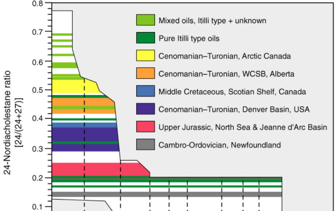 Geological cross section.