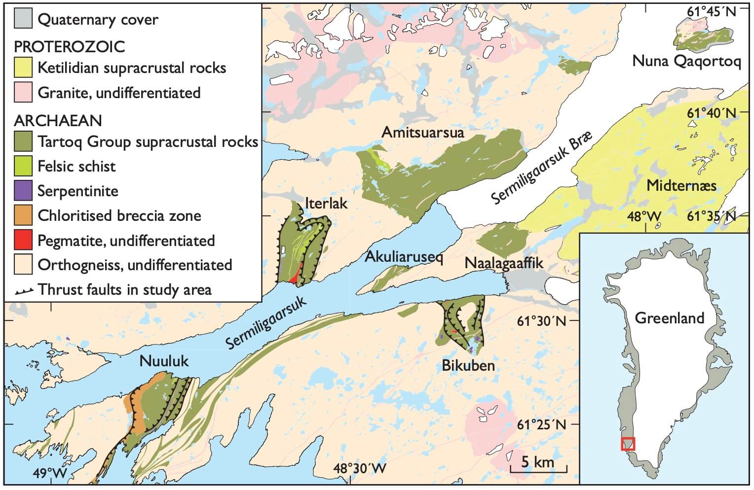 Map of the study area.