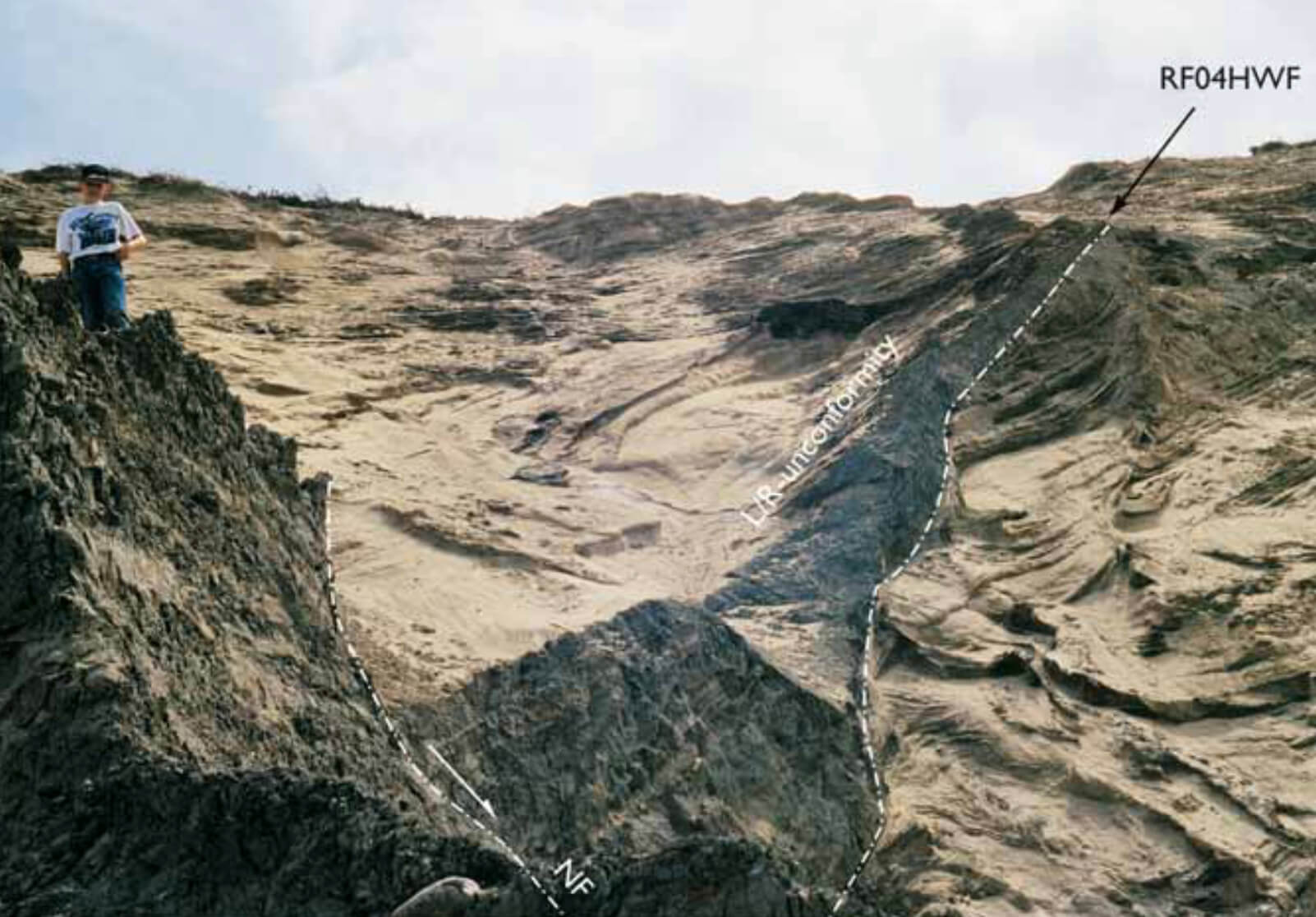 A sand dune.