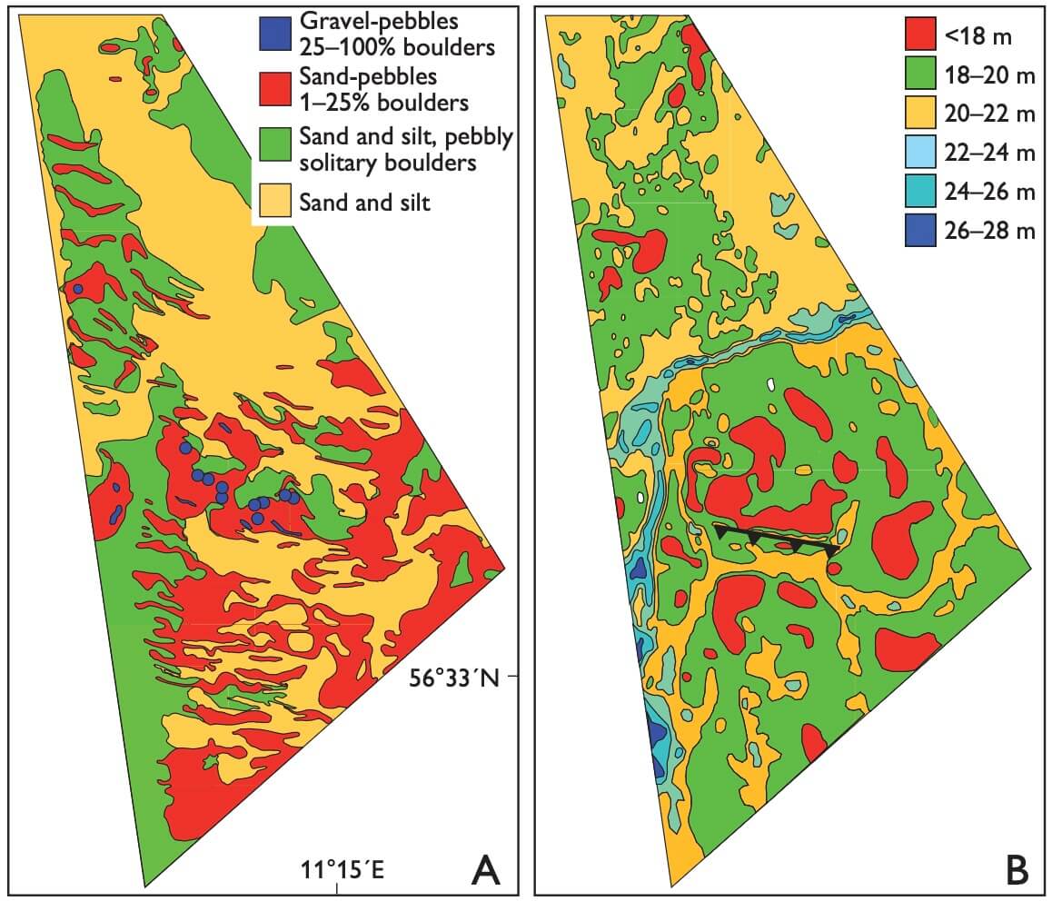 Two maps of study site