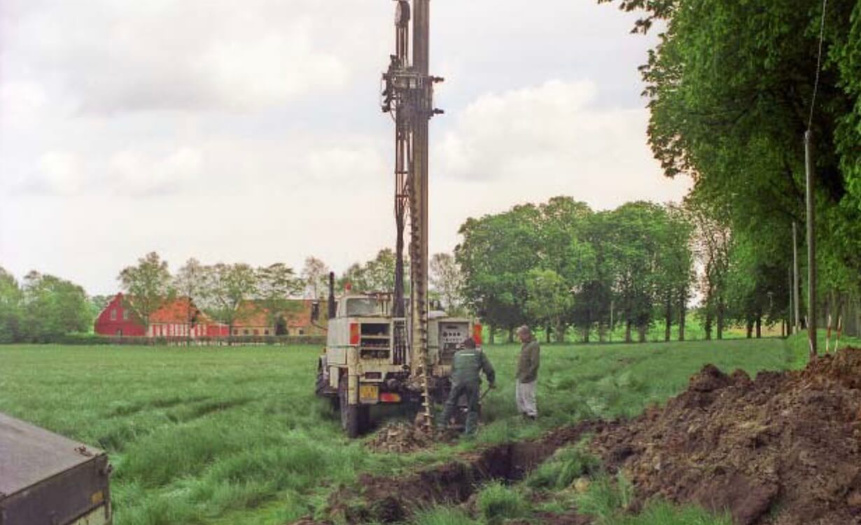 Drilling equipment in the field