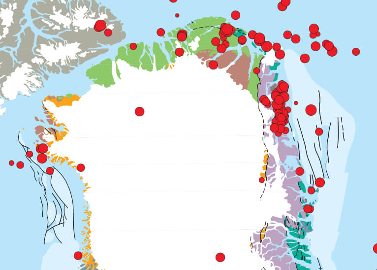 Map view of the study sites.