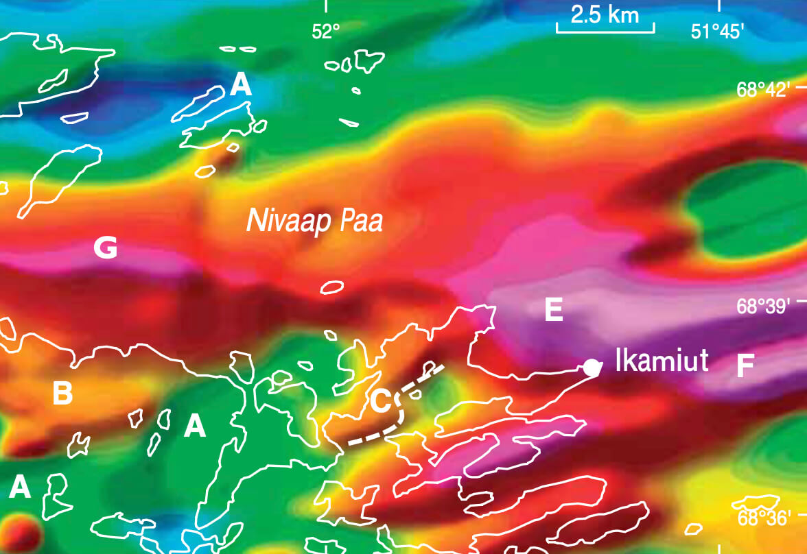 Partial map view of the study site.