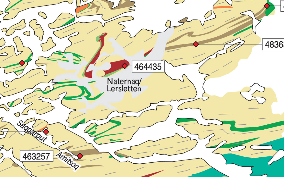 Partial map view of the study site.