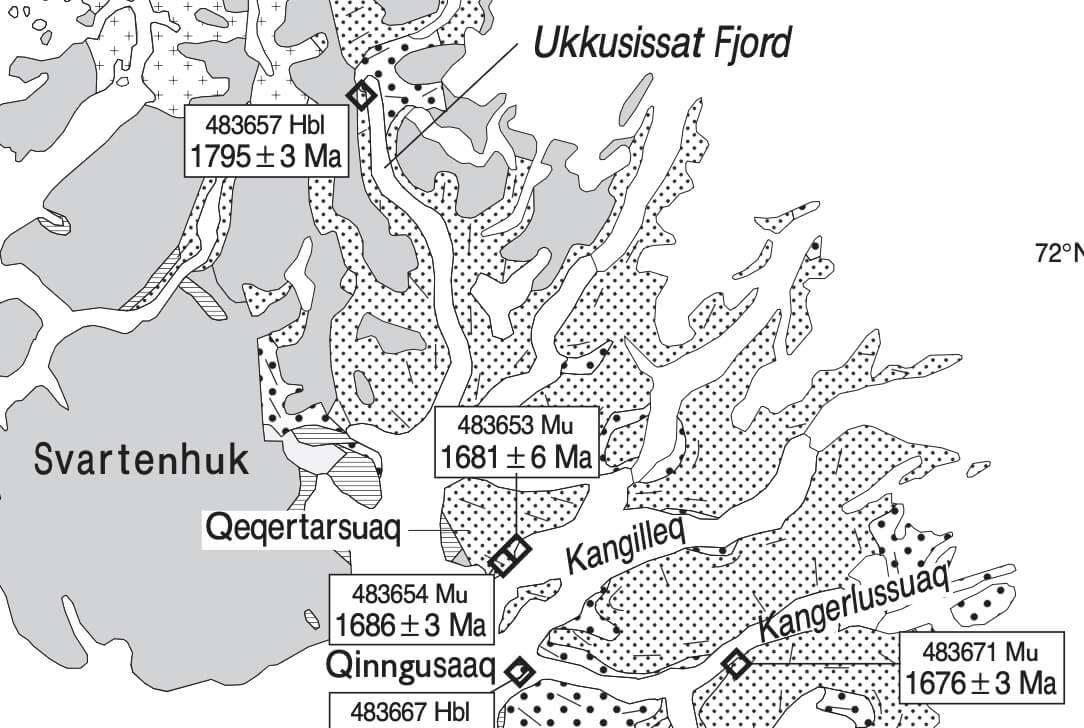 Partial map view of study area.