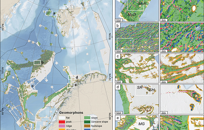 Maps of Norway sea
